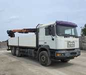 MAN FE 460 A HDS PALFINGER  16000 L  MAN FE 460 A 6x4 z HDS Palfinger PK 16000L