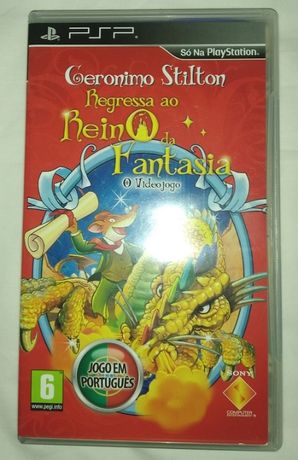 Jogo PSP - Geronimo Stilton - Regresso ao Reino da Fantasia - Bom jogo