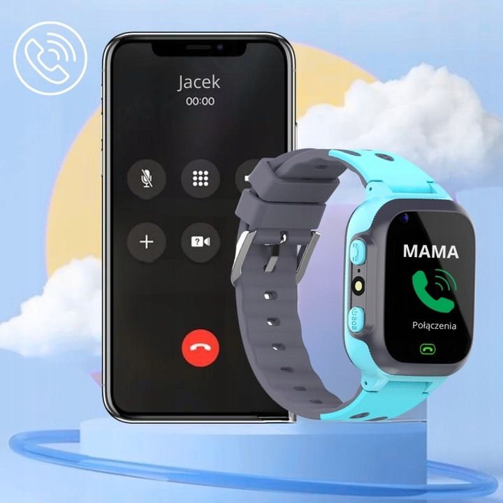 B Smartwatch Dla Dzieci Zegarek Lokalizator Sos Gps Aparat Sim Gry +gr