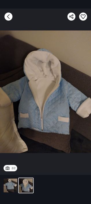 Kurtka zimowa do chrztu dla niemowląt chłopięca