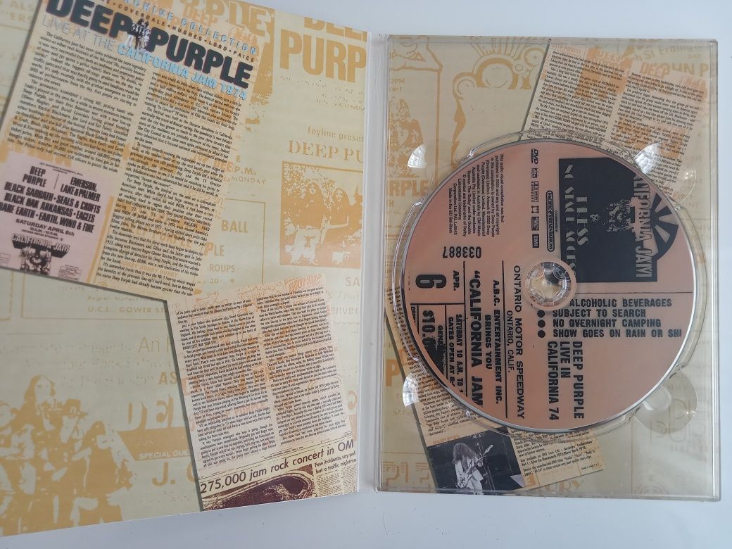Dvd Deep Purple - Live in California 74