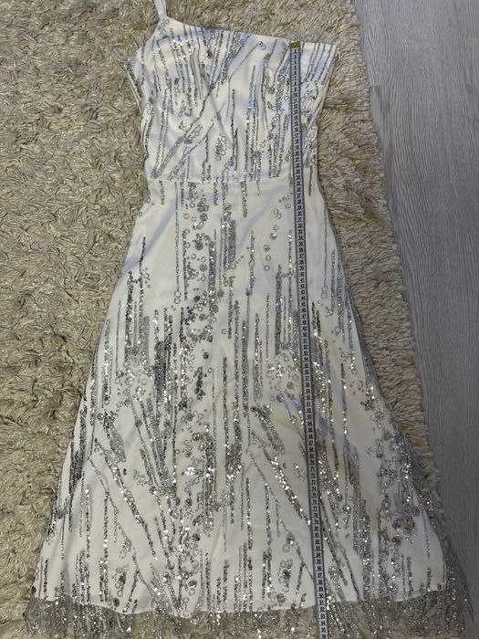 Біла вечірня святкова сукня Gepur.