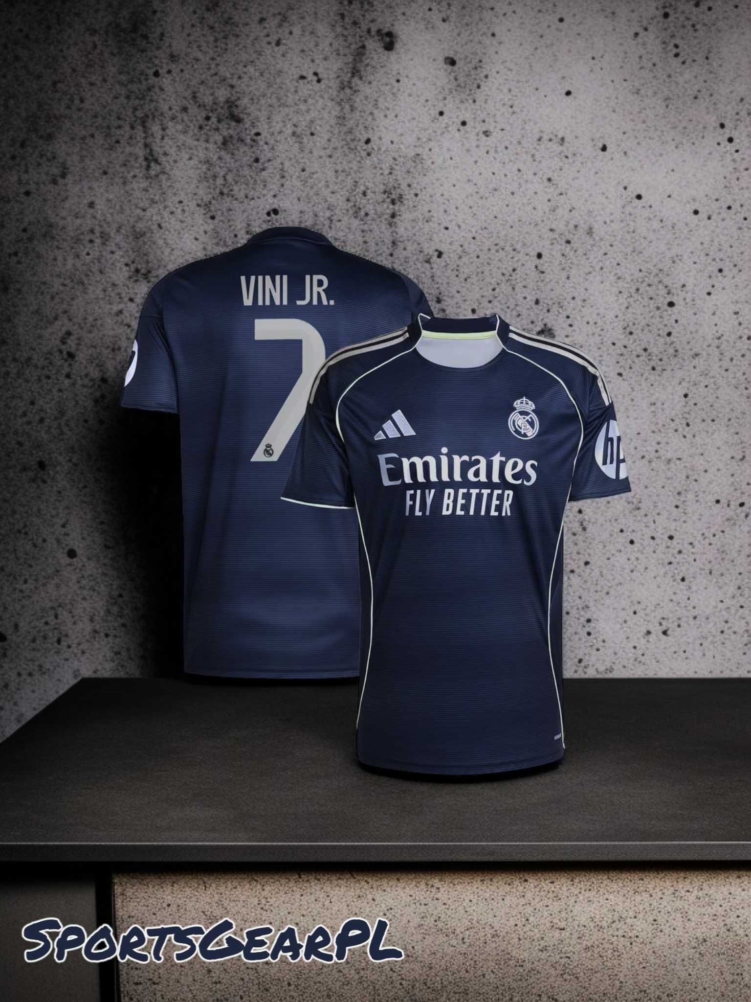25/26 VINI JR #7 Real Madryt Koszulka Wyjazdowa Rozmiary S / M / L