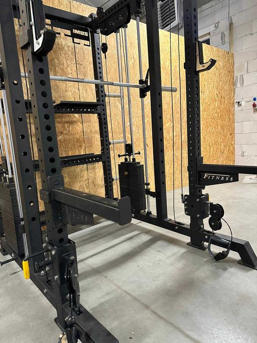 Brama treningowa ze stosem 2x100kg, Suwnica, wyciąg górny i dolny itd