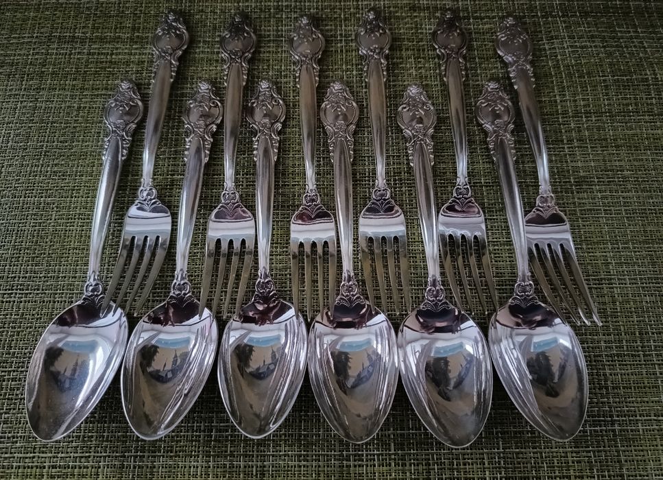 Вилки и ложки столовые мнцСССР Троянда