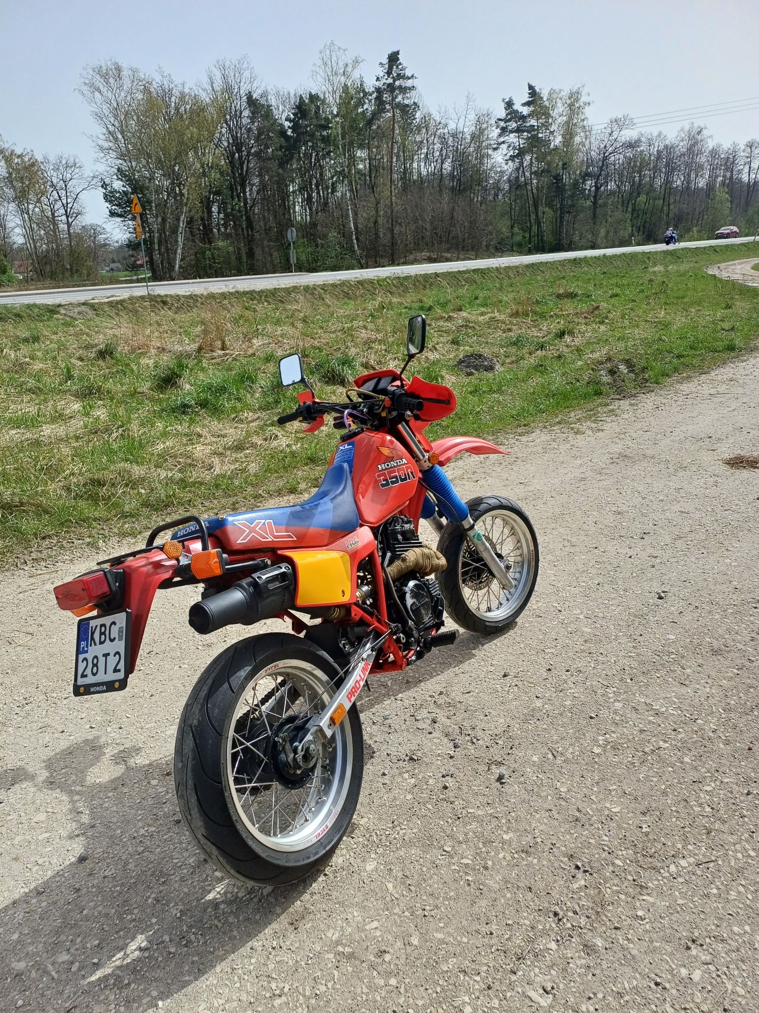 Honda xl 350r supermoto