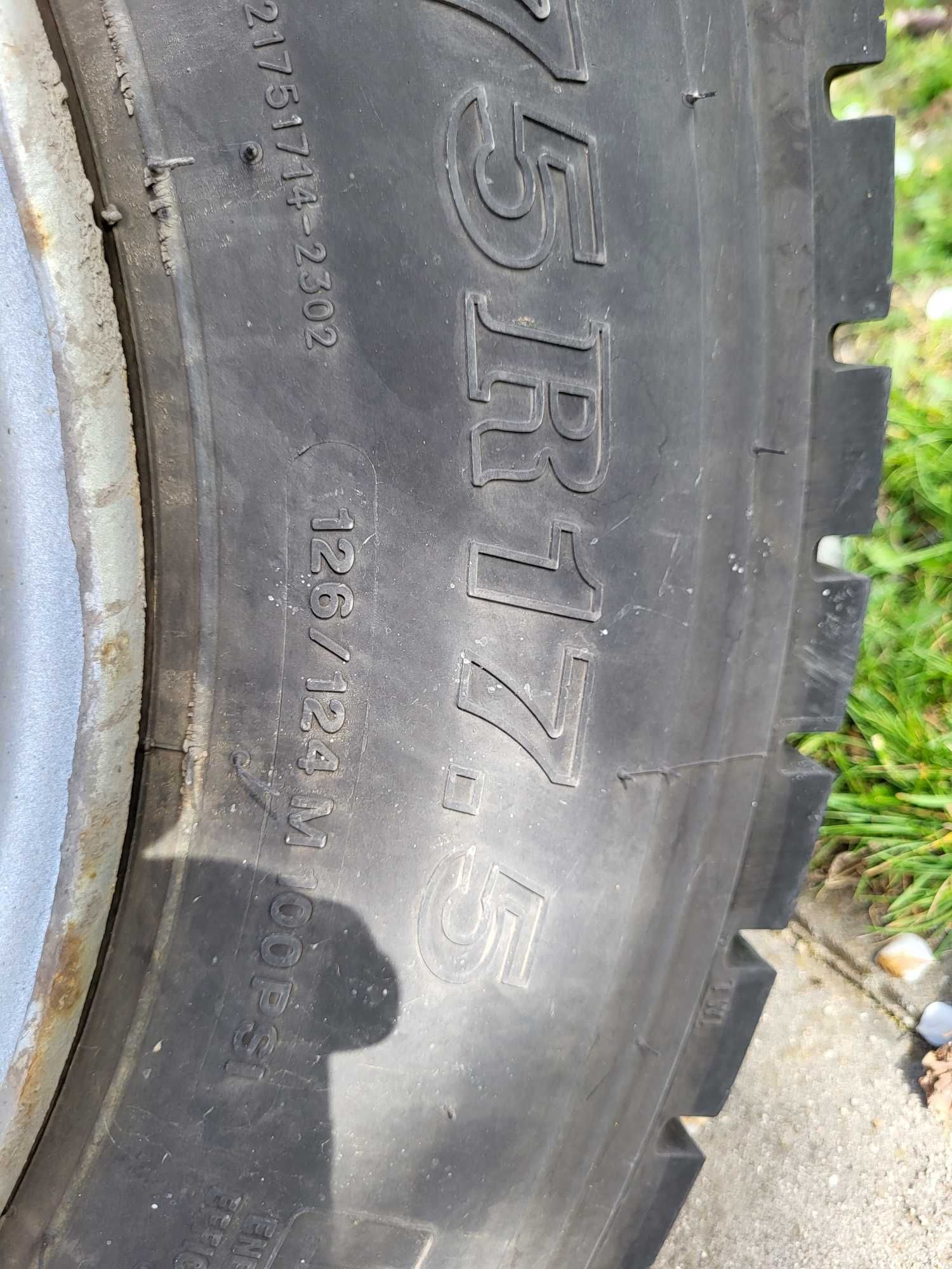 Opony Koła 215/75R17,5 Iveco Laweta Wywrotka Felgi Pełny Bieżnik