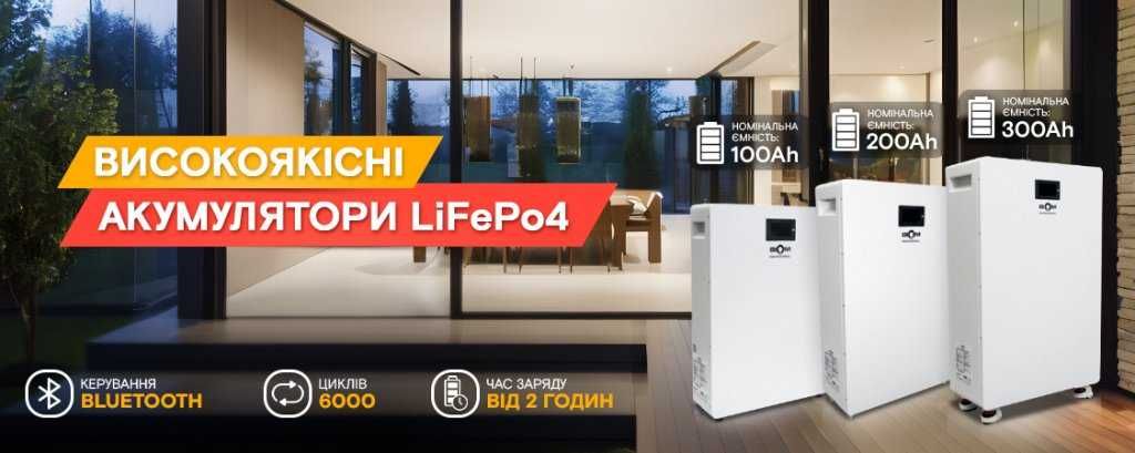 Акумуляторна батарея Biom Professional 48В 15кВт BALFP-512300-V1 1480$