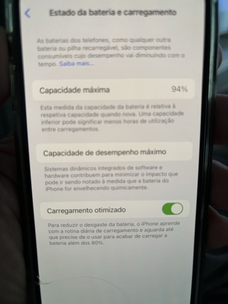 iphone 12 pro como novo, sem qualquer dano e bateria a 94%