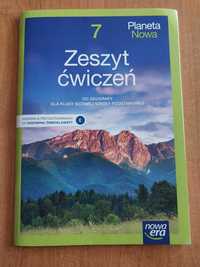 Zeszyt ćwiczeń klasa 7 Geografia Nowa era