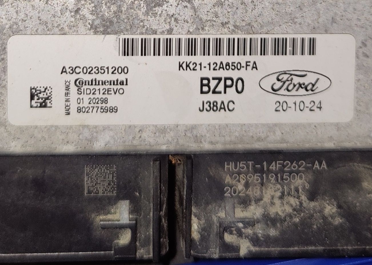 Компьютер ECU FORD TRANSIT 2.0 A3C02351200 KK21-12A650-FA