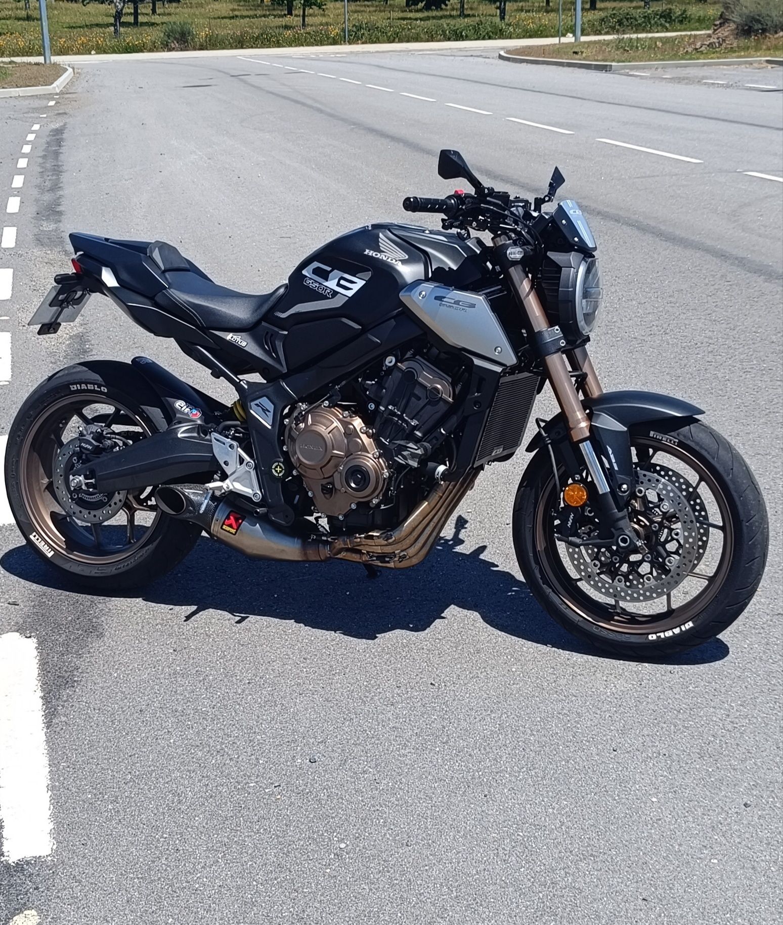 Honda CB 650R full power