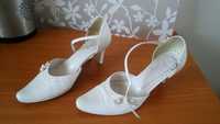 Buty skórzane na ślub, wesele rozmiar 35
