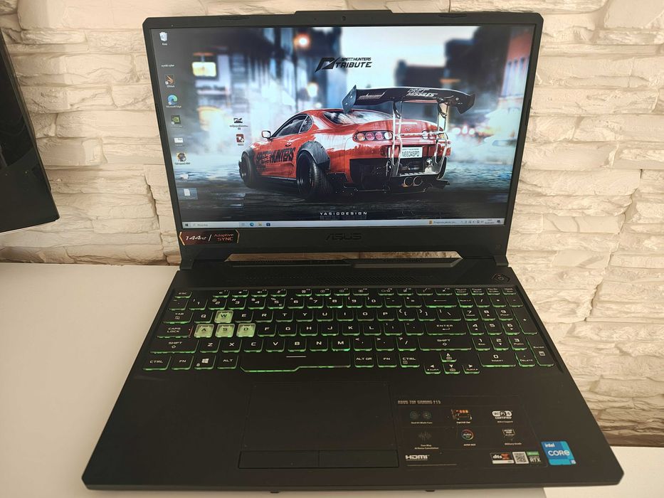 GAMINGOWY Laptop ASUS TUF 144Hz i5 11GEN-12x4.50Ghz,16GB,RTX3050Ti-4GB