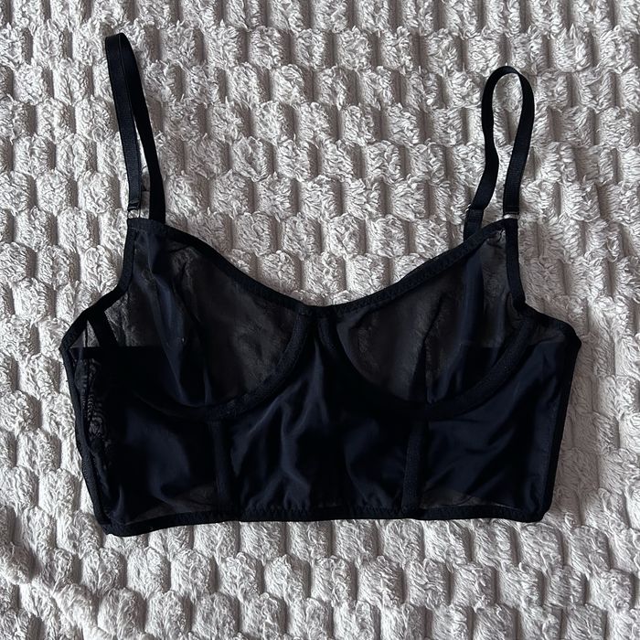 Топ прозорий чорний білизна Di Helen