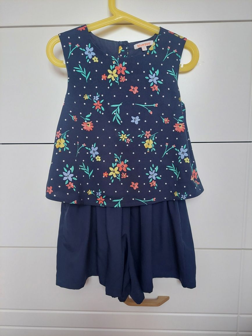 J.Nowy H&M dziewczynka kombinezon lato Bluezzo 7 lat 122 cm sukienka