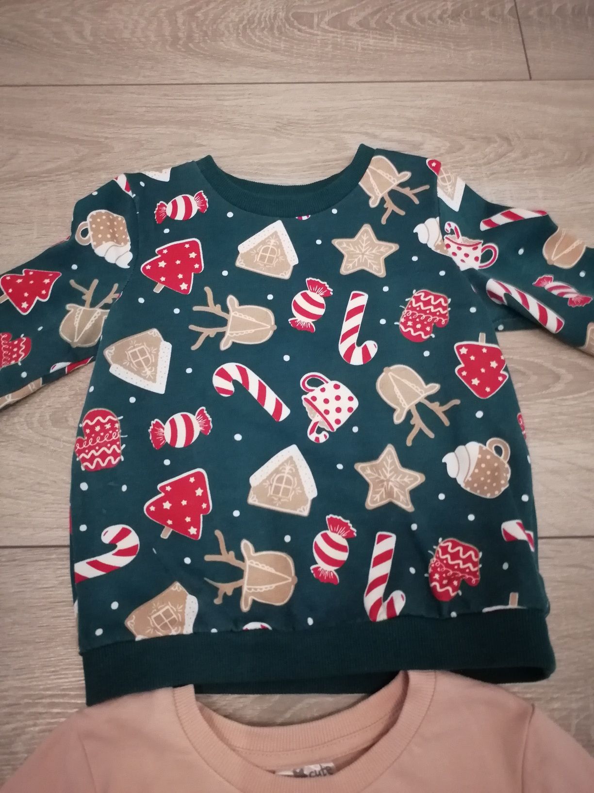 Bluzy 2szt rozmiar 92 święta Boże Narodzenie