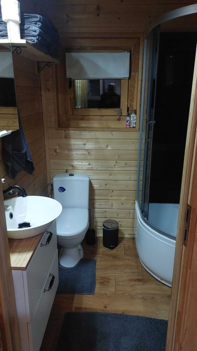 Domek drewniany całoroczny Chycina, lubuskie, super klimat!