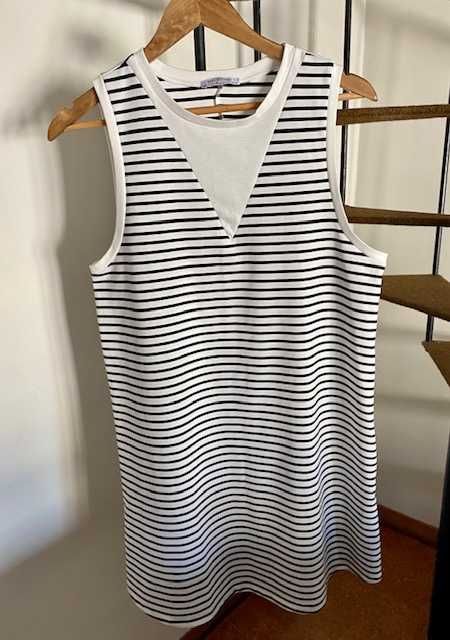 Vestido Zara L riscas