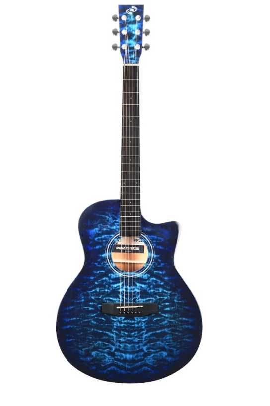 GITARA Akustyczna 4/4 Z Akcesoriami Zestaw Początkujący XL (PROMOCJA)