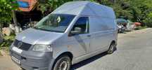бус Volkswagen T5 дизель  1,9, механика 2006 г/в высокий серебристый