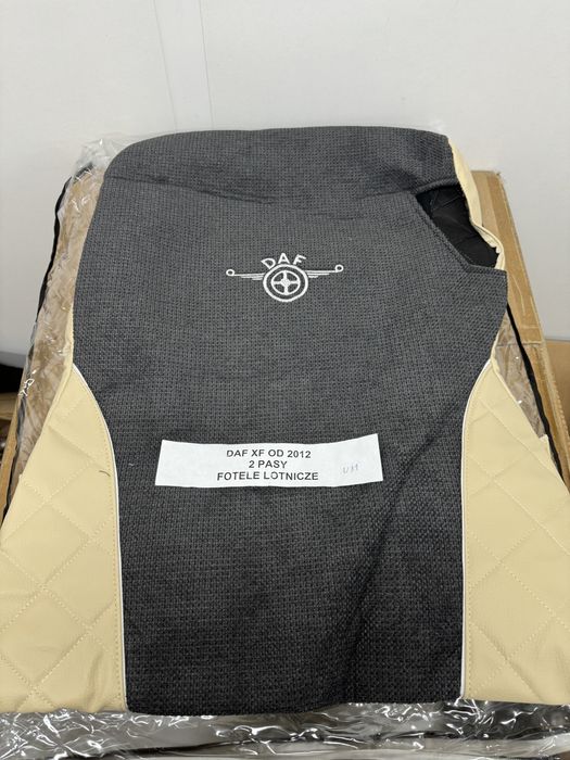 Pokrowce na diedzenia DAF XF XG 106 pikowane welurowe