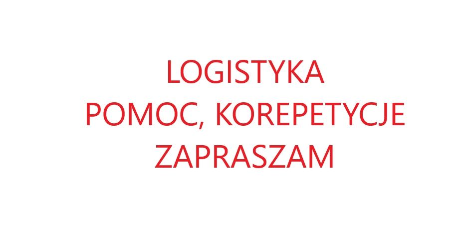 Korepetycje logistyka