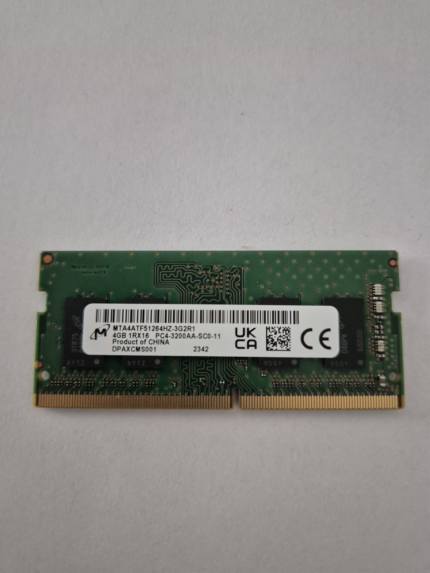 Pamięć RAM Micron 4gb DDR4 3200MHz