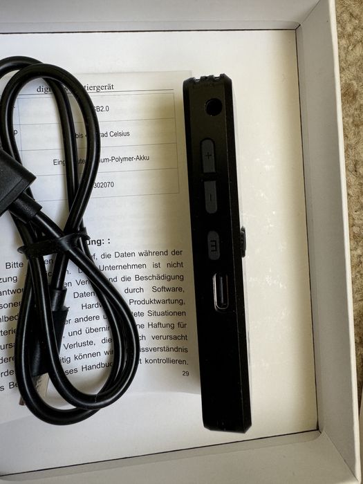 Цифровий диктофон Tschisen V90 , MP3 плеєр,64 ГБ