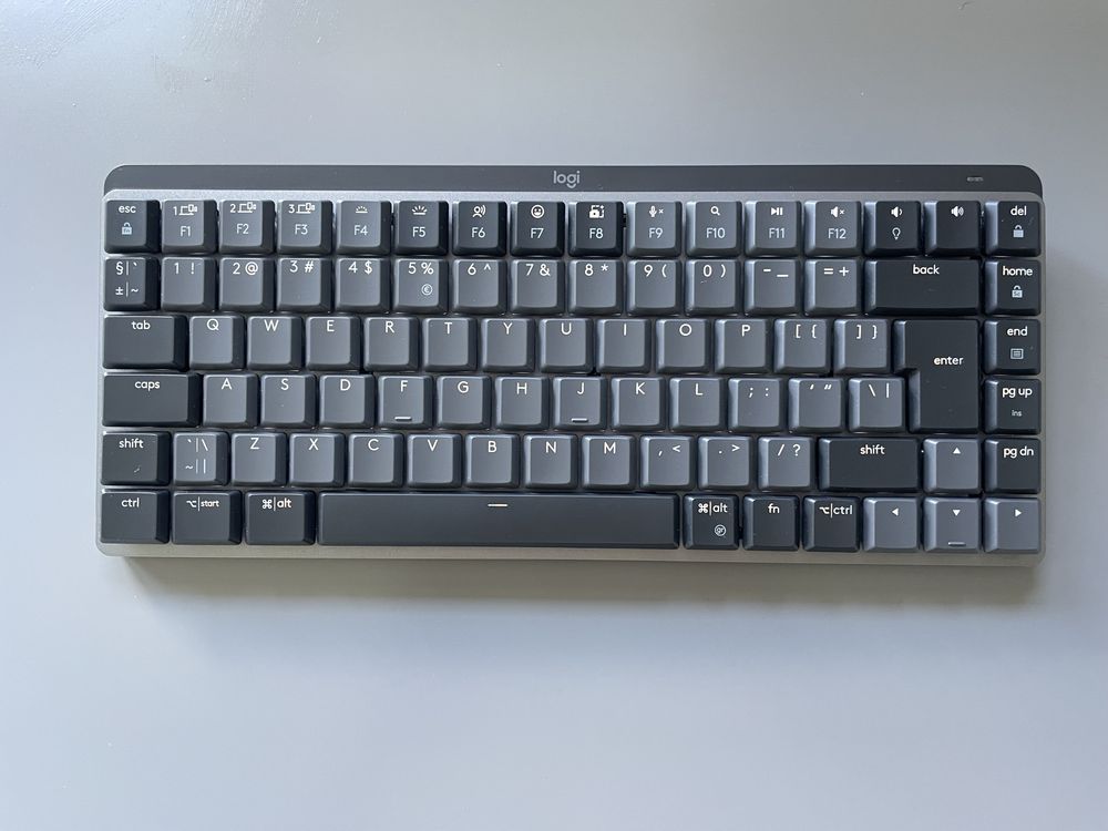 Klawiatura Logitech MX Mechanical Mini QWERTY US, Grafit, Clicky