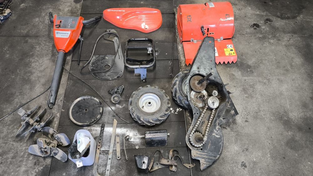 Glebogryzarka Husqvarna TR430 dual wszytskie części