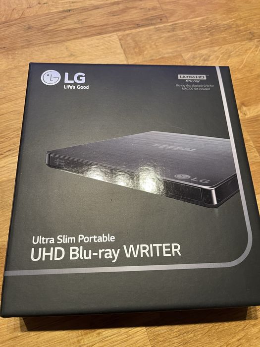 NOWA Zewnetrzna nagrywarka ultra slim UHD Blu-ray writer LG