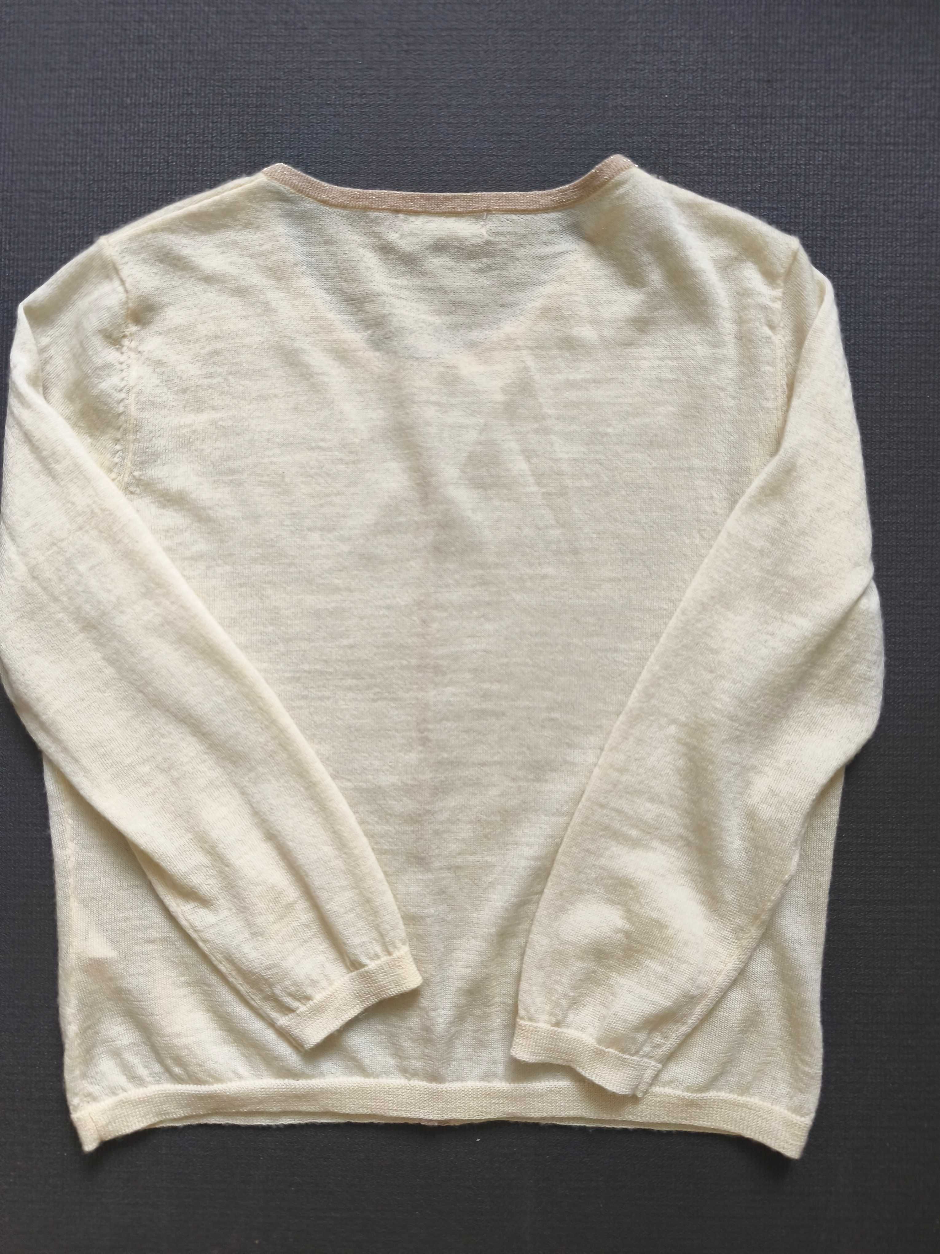 Sweterek kremowy Mint velvet R14 kremowy