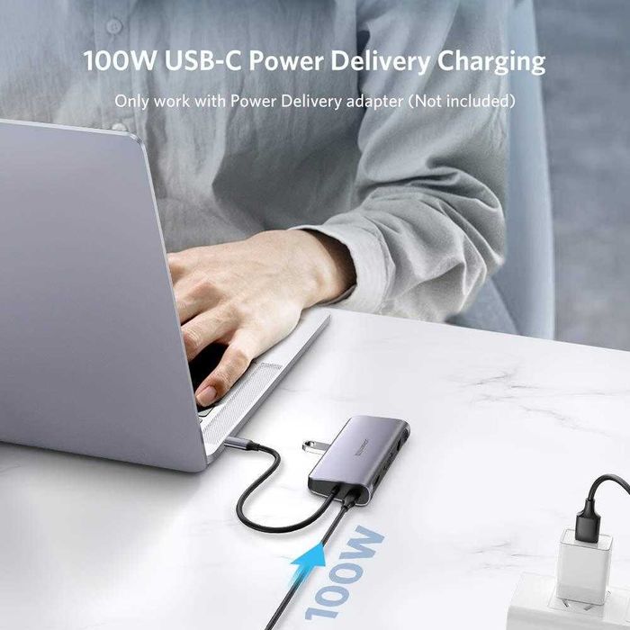 USB-хаб Ugreen CM179 9-in-1 USB-C Hub Gray