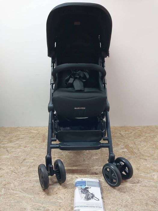 Wózek Spacerowy Dziecięcy Lekki Kompaktowy Maxi Cosi Lara 2 Black 0-22