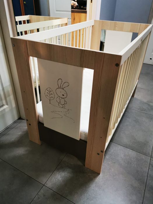 Łóżeczko z materacem 60x120