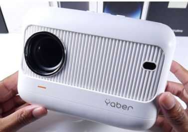 Projector Yaber E1   Mini Projector 5G WiFi e Bluetooth 5.2 NOVO