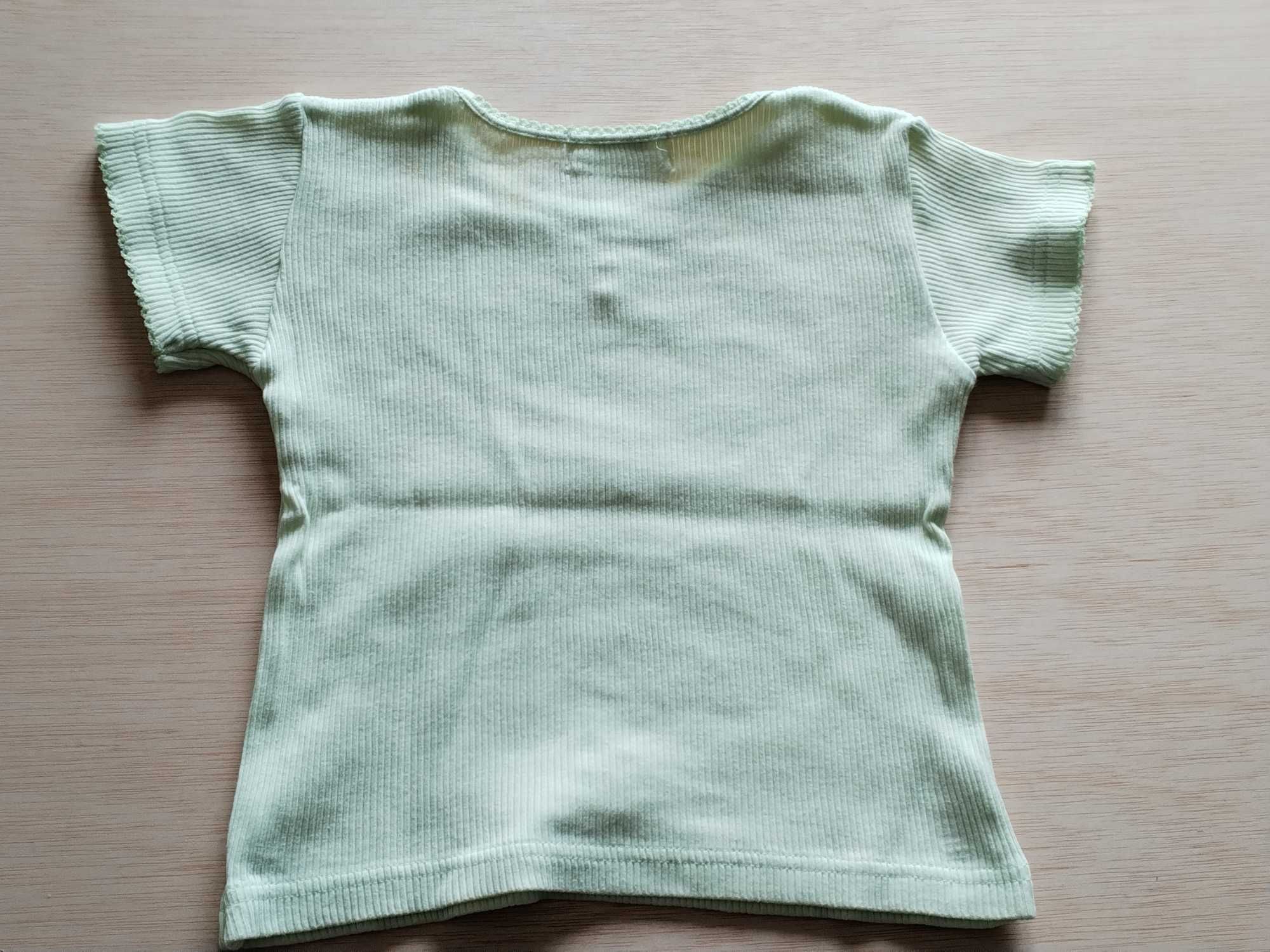 T-shirt verde menina, 2 anos Baby Dior