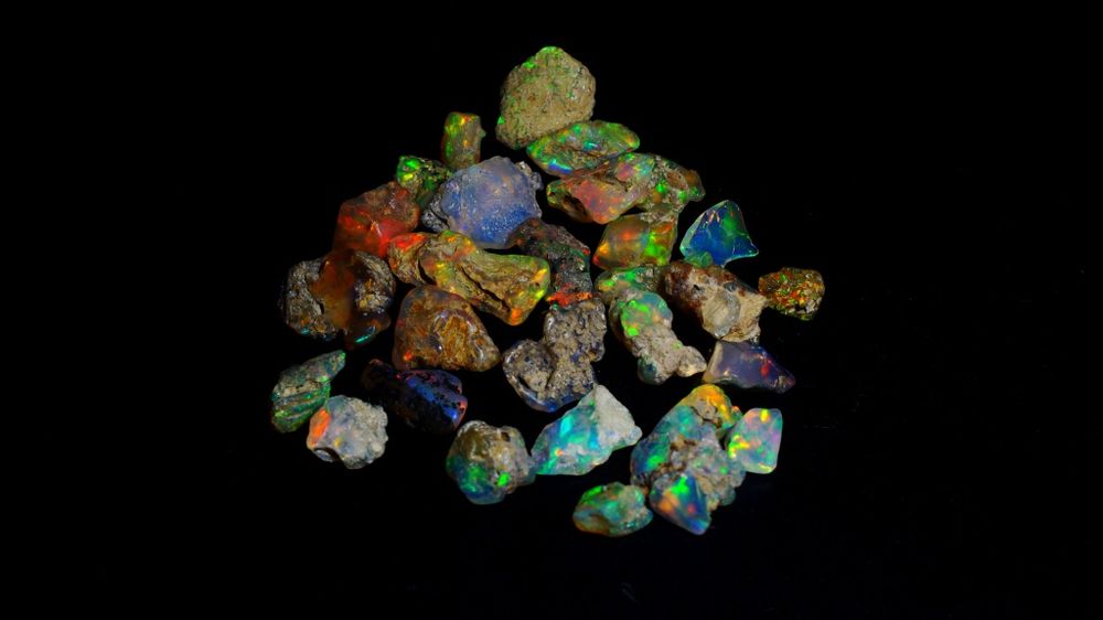 Opal Szlachetny | Zbiór 2gr drobnych sztuk | Minerał Kamień Kryształ