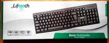 teclado multimedia usb - NOVO e GARANTIA