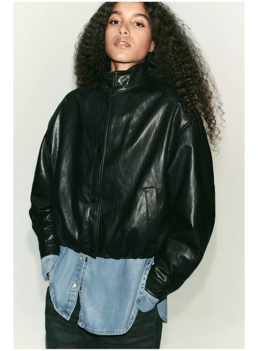 Бомбер з високим коміром Zara (M)