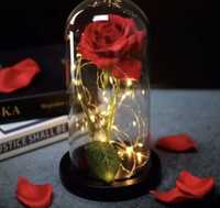 Роза в колбе подарок девушке троянда
