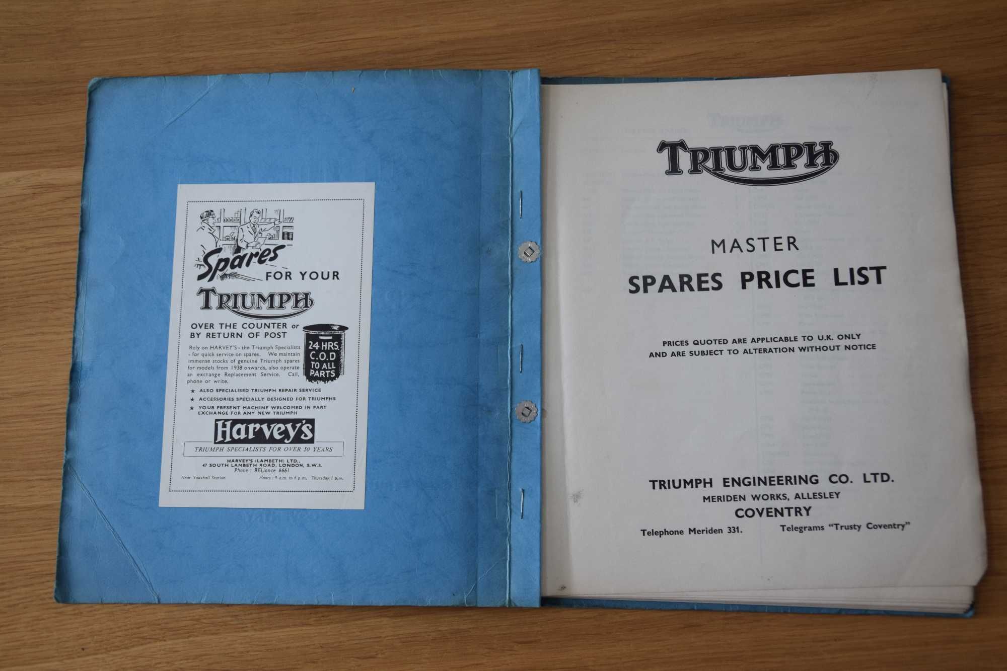 Instrukcja Katalog Triumph