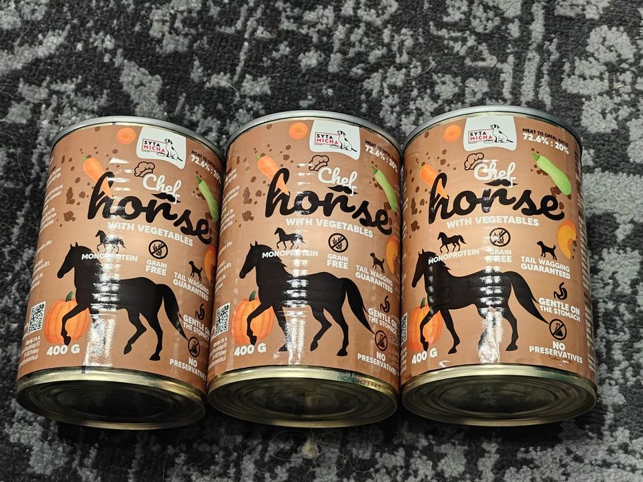 Karma dla psa Syta Micha Koń z warzywami