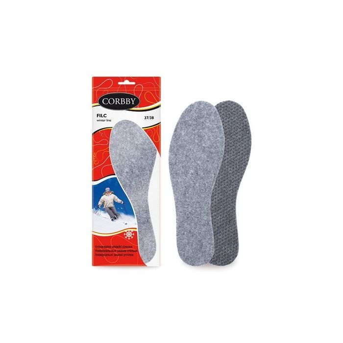 R. 37/38 - Filcowe wkładki ocieplające do butów Corbby