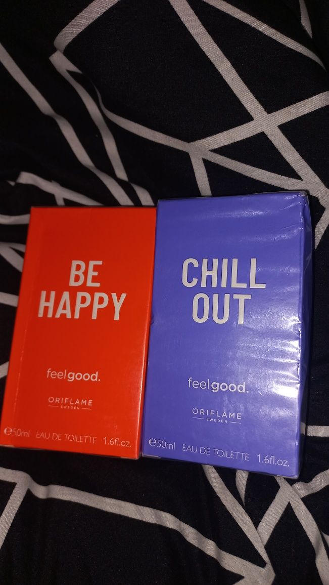 Woda toaletowa be happy oraz chill out okazjaoriflame