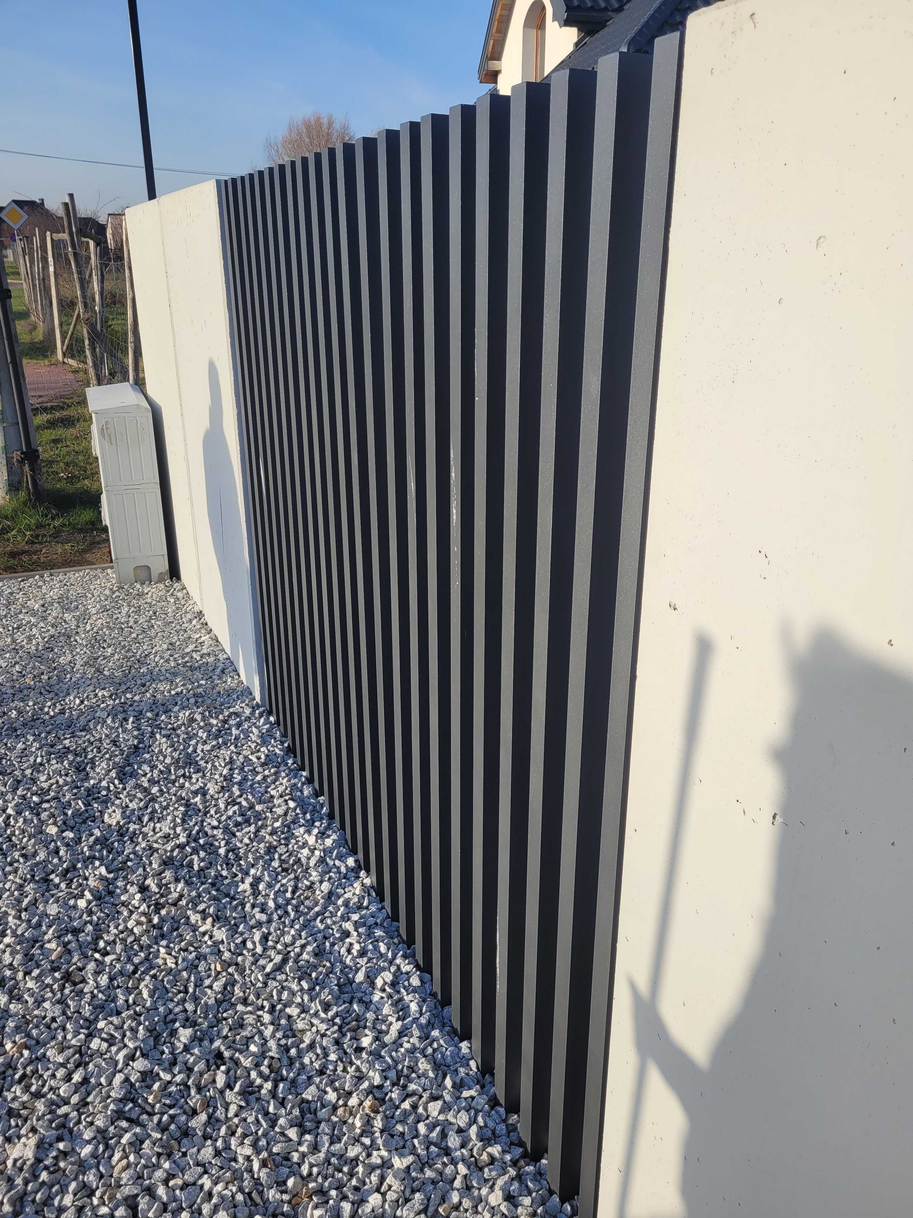 Przęsło pionowe / słupkowe - Palisada pionowa ALUMINIUM