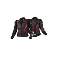 Kurtka motocyklowa SHIMA skórzana męska CHASE JACKET RED