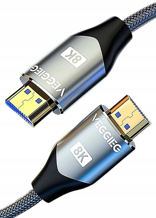 VegGieg 8K KABEL HDMI 2.1 4K 120HZ HDR HDMI - HDMI 3m do Xbox PS5 4 TV