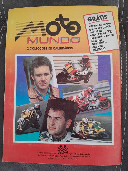 Caderneta Moto Mundo completa